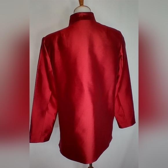 VICTOR COSTA SILK EVENING JACKET - Picture 6 of 6